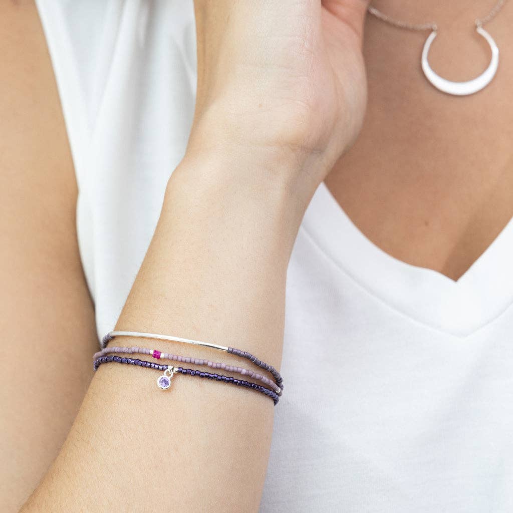 Purple Trio Bracelet