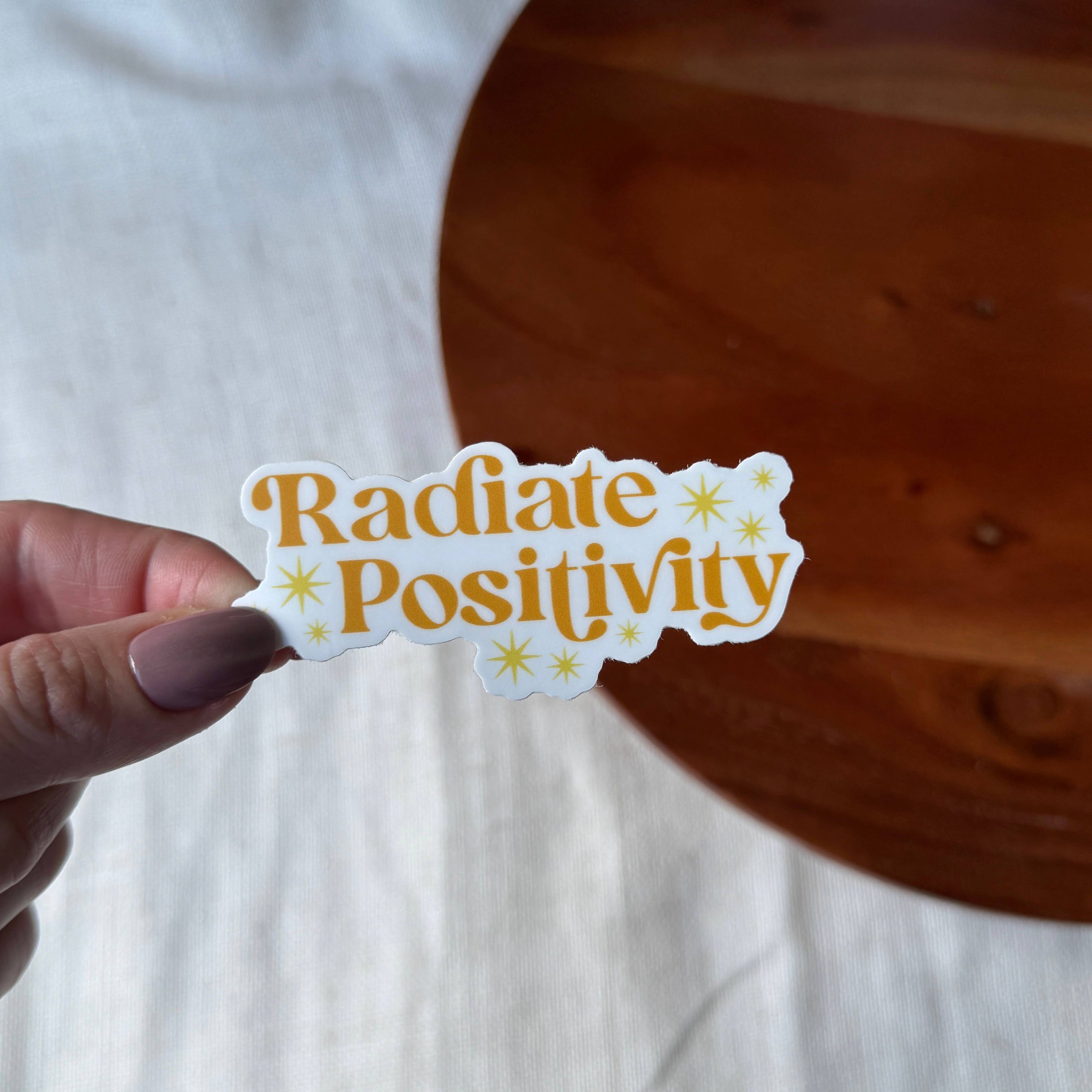 Radiate Positivity Text Sticker