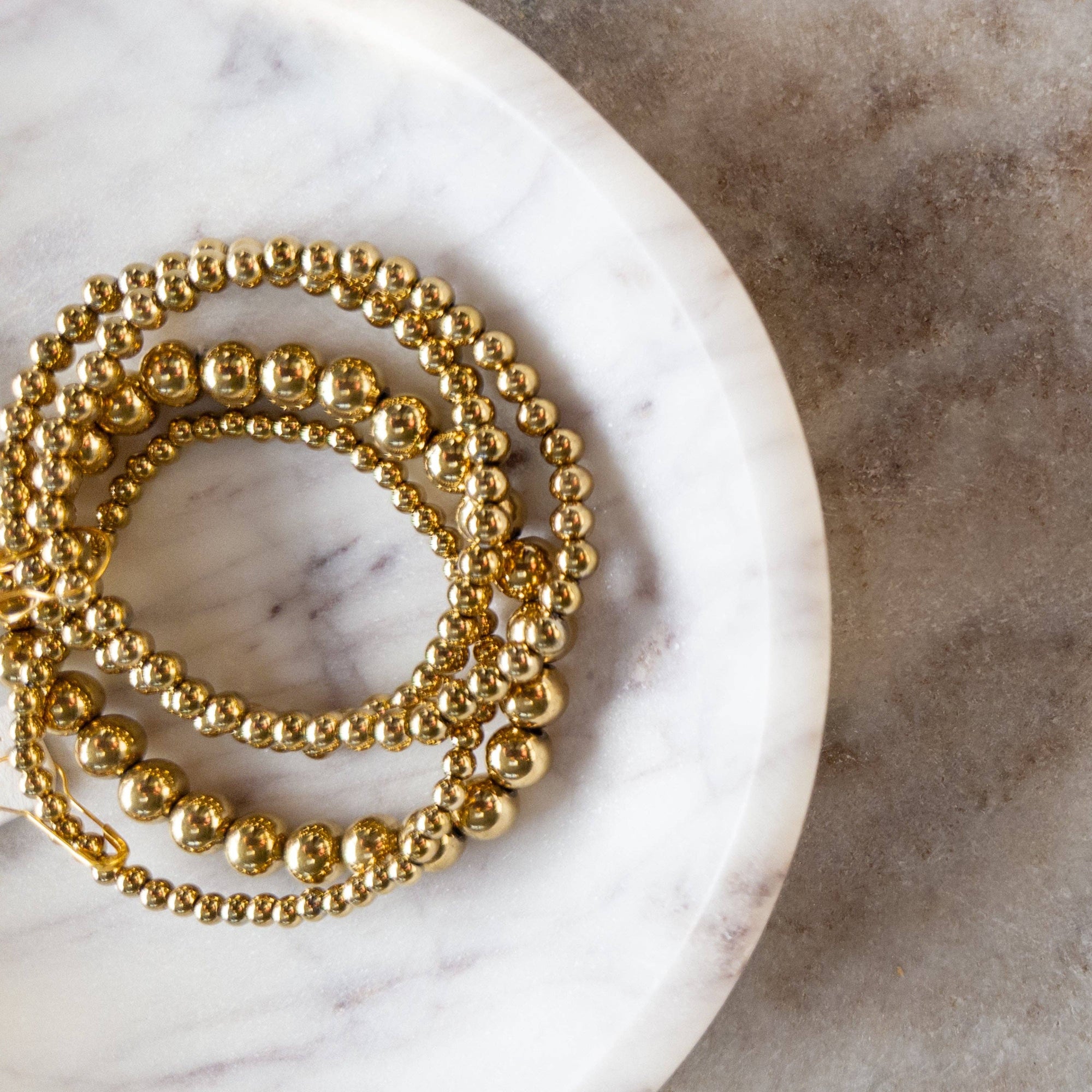 Gold Ball Bracelets