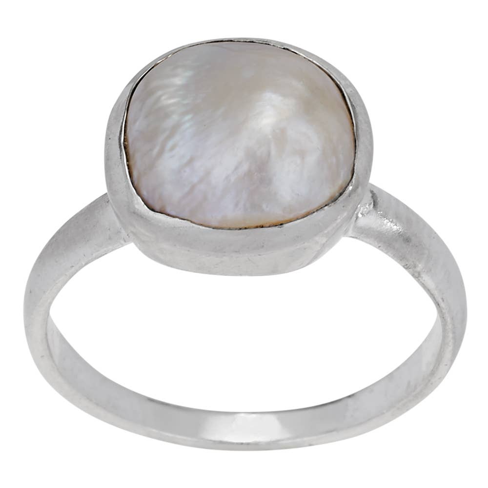 Pearl Sterling Silver Ring