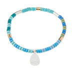 Turquoise Intention Charm Bracelet