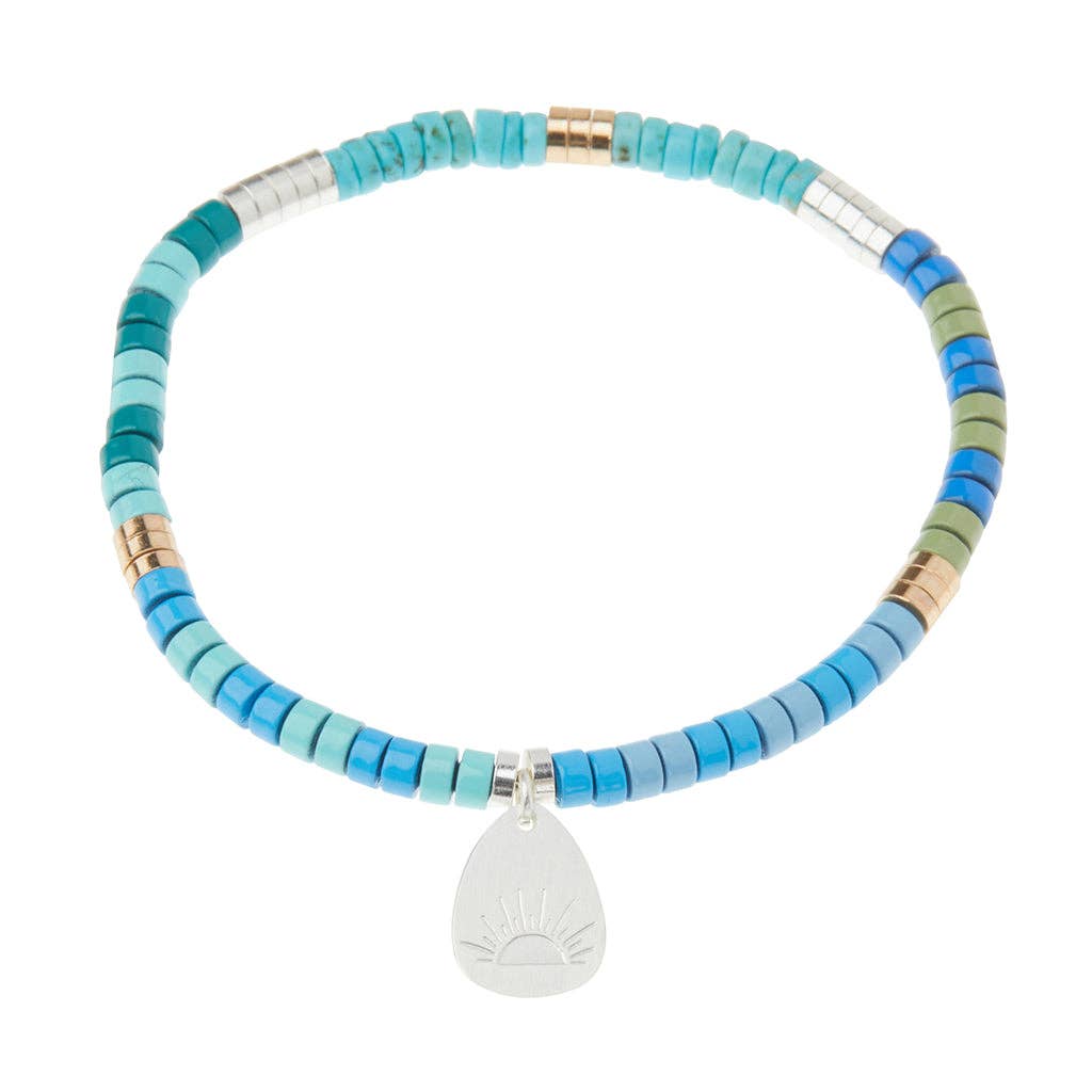 Turquoise Intention Charm Bracelet