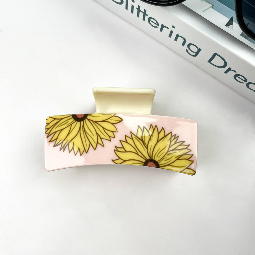 Rectangle Sunflower Clip