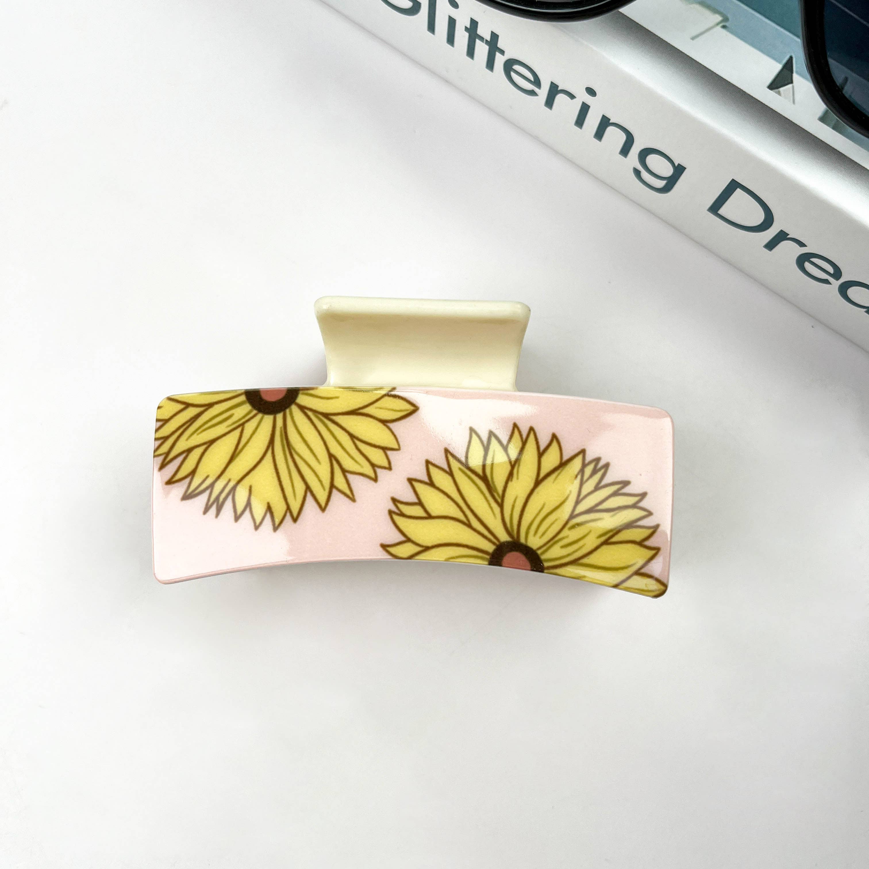 Rectangle Sunflower Clip