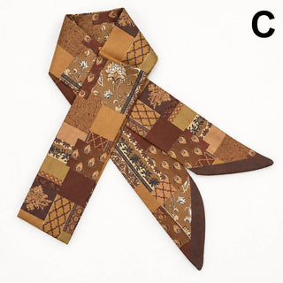 Patterned Silk Scarf