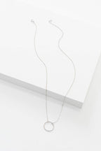 Full Circle Silver Necklace