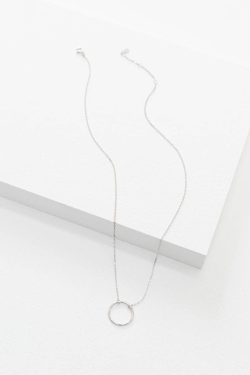 Full Circle Silver Necklace