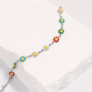 Colorful Floral Bracelet