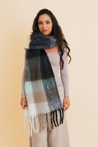 Playing with Plaid Winter Scarf
