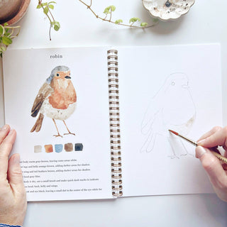 Birds Watercolor Book