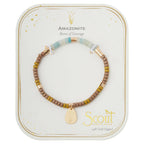 Amazonite Intention Charm Bracelet