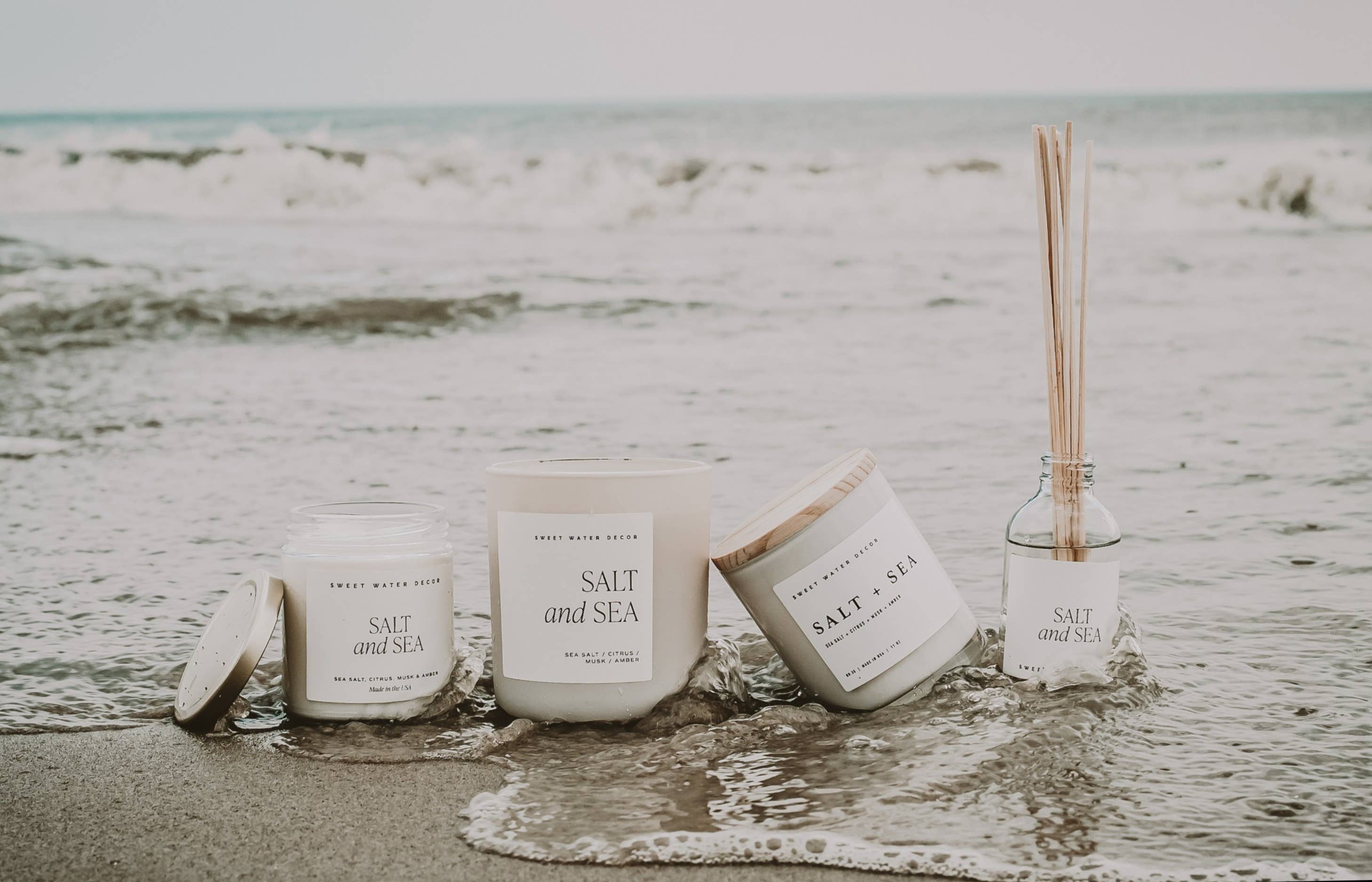 Salt and Sea Candle