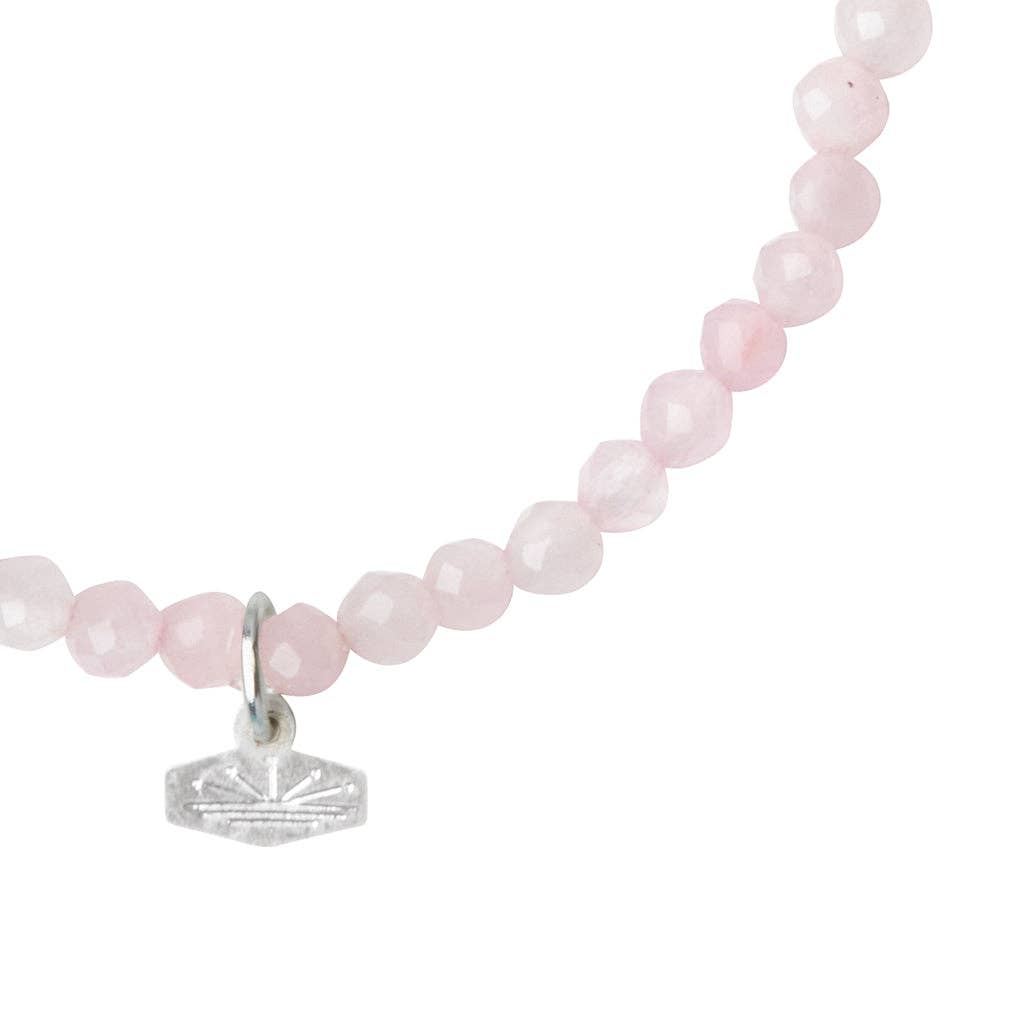 Rose Quartz Mini Stone Bracelet