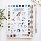 Winter Watercolor Book