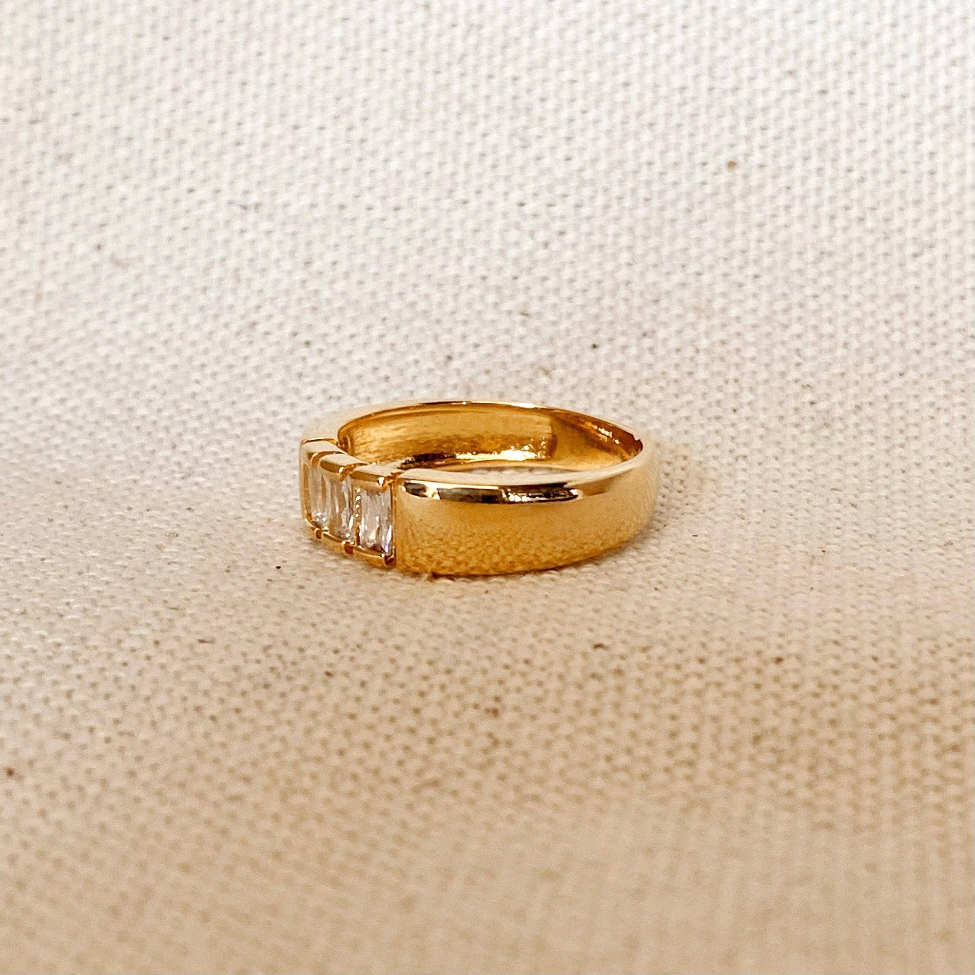 Cubic Zirconia Stone Ring