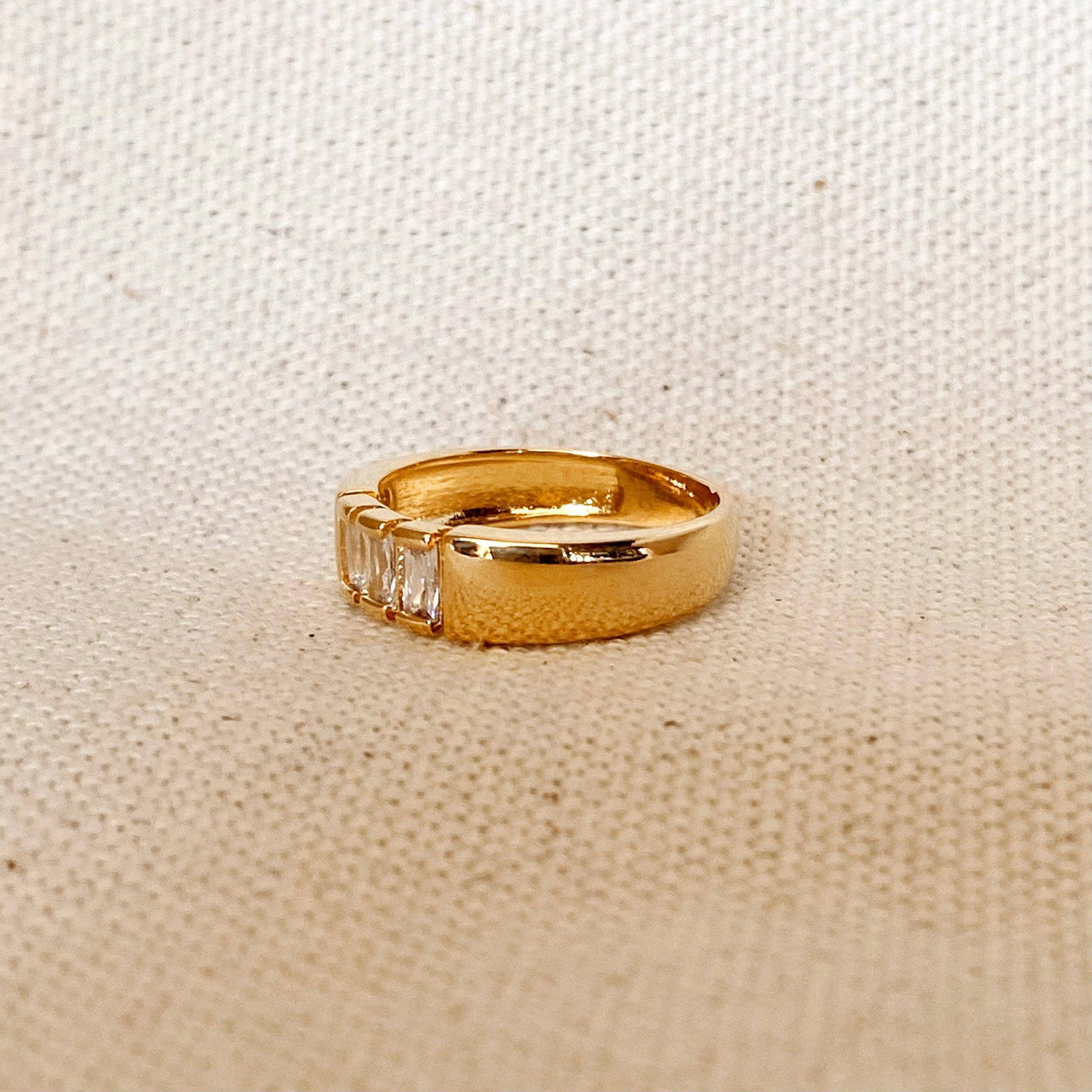 Cubic Zirconia Stone Ring