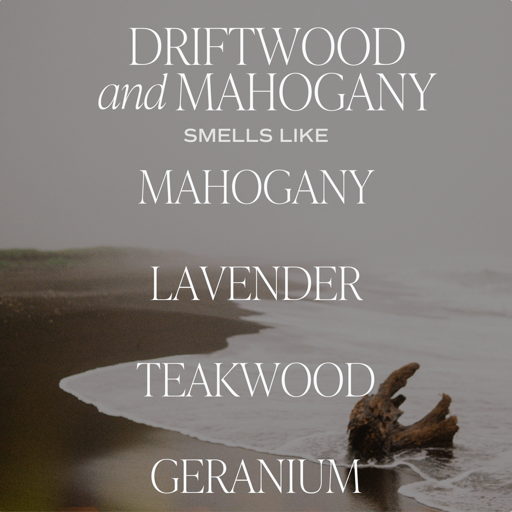 Driftwood and Mahogany Candle