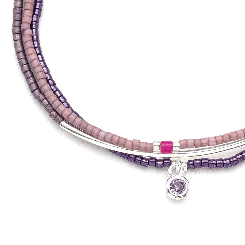 Purple Trio Bracelet