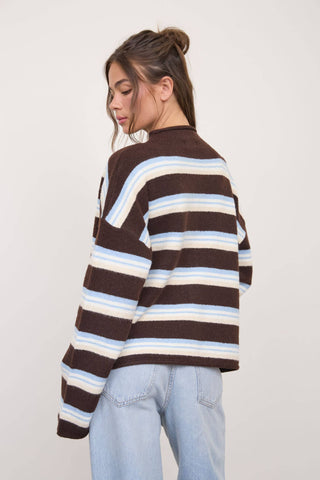 Striped Classic Cardigan