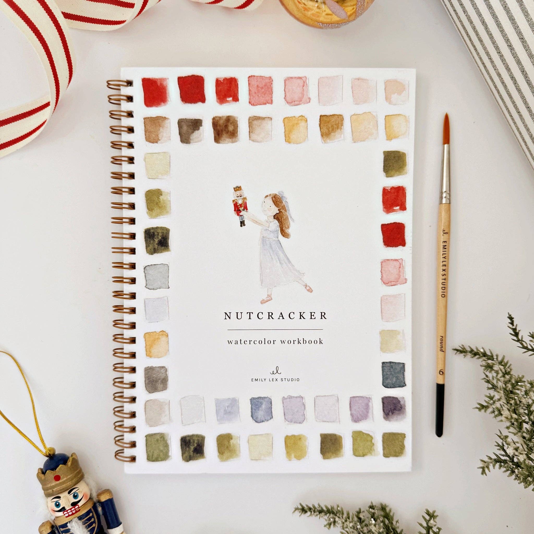 Nutcracker Watercolor Book