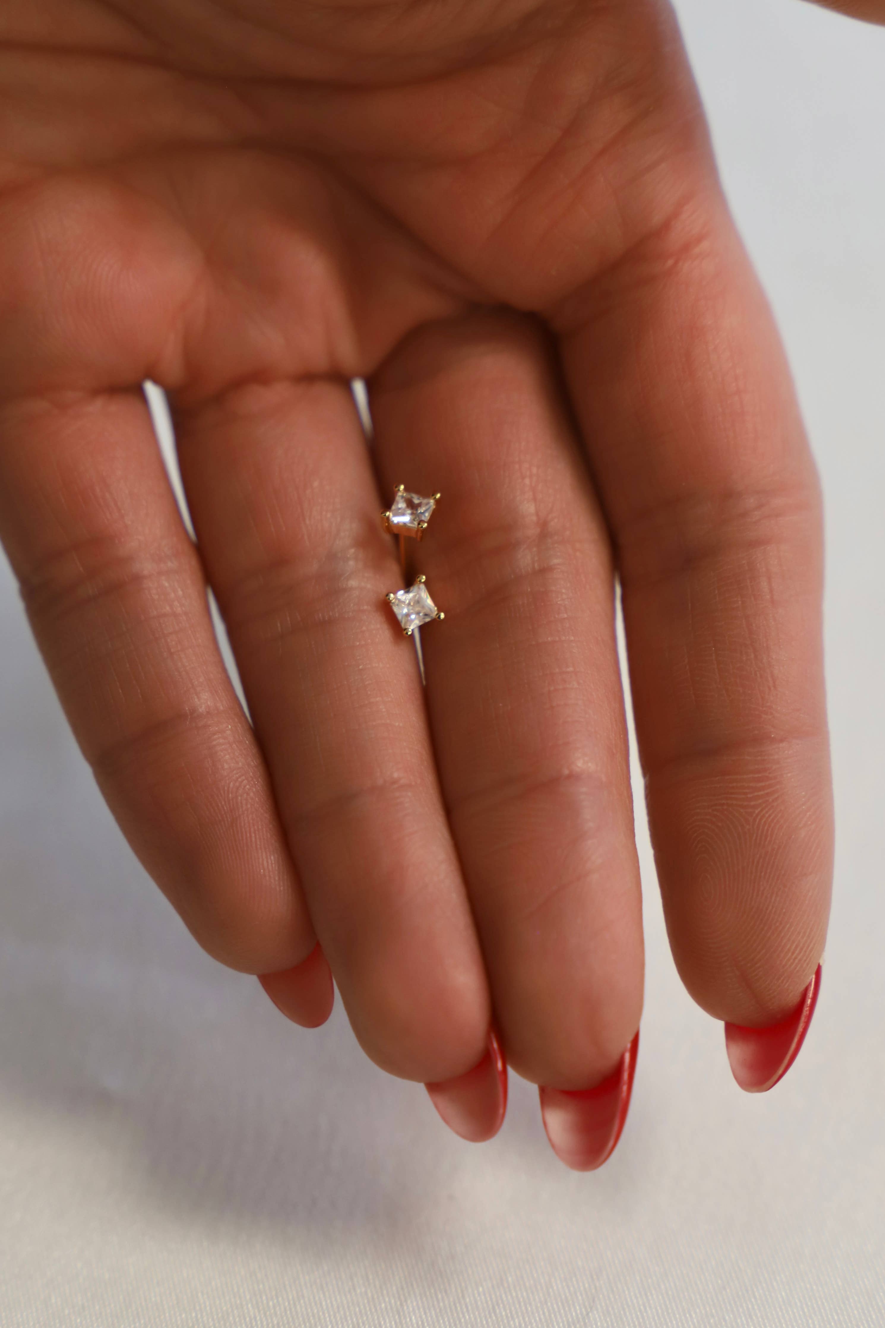 Diamond Stud Earrings