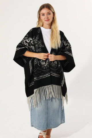 Paisley Poncho