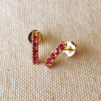 Fuschia Hoops