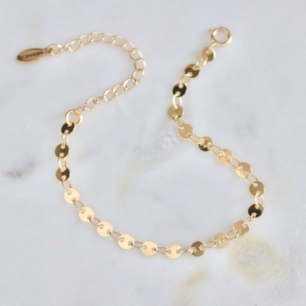 Coin Chain Bracelet
