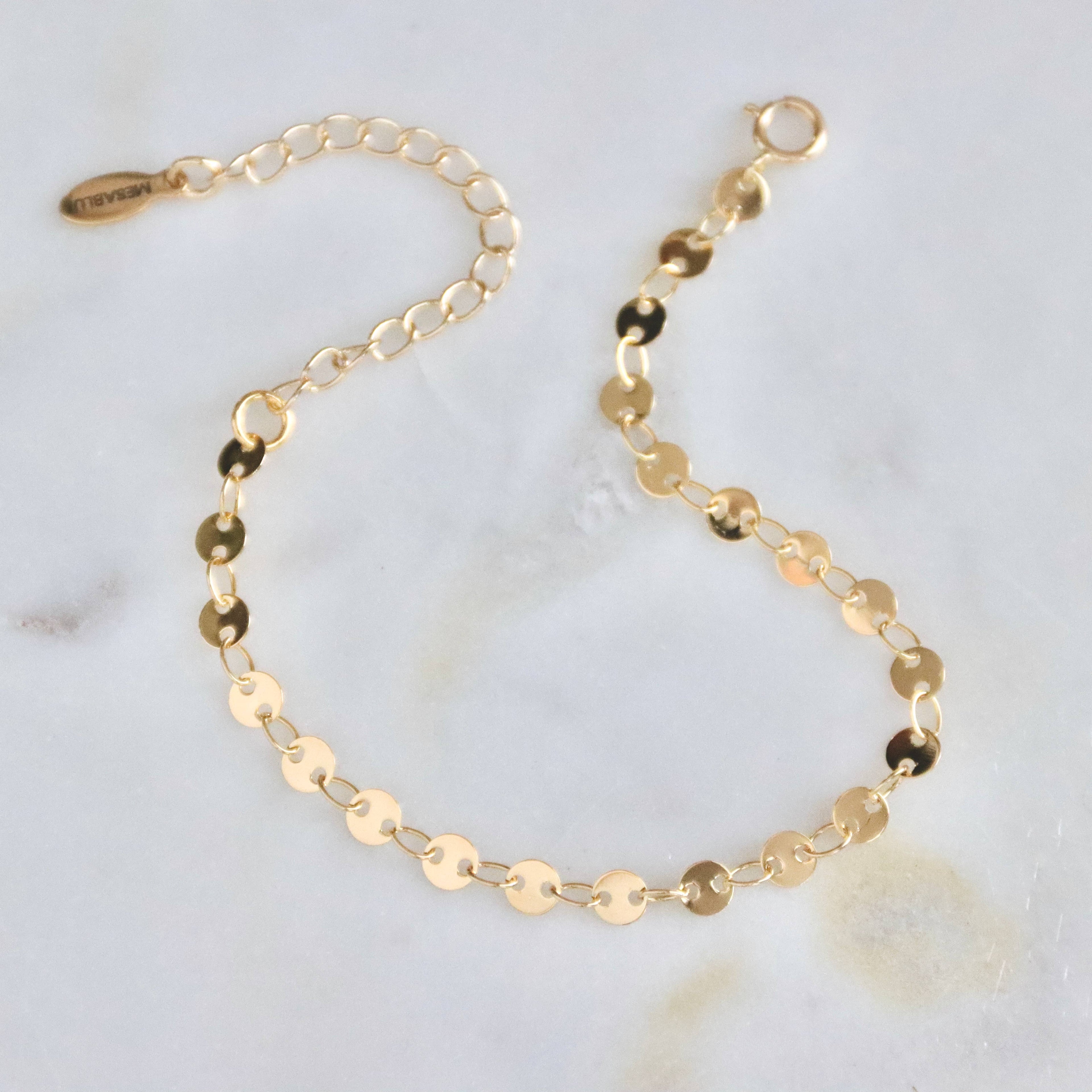 Coin Chain Bracelet