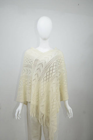 Autumn Tassel Poncho