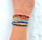 Colorful Gold Bar Bracelet