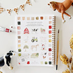 Farm Watercolor Book