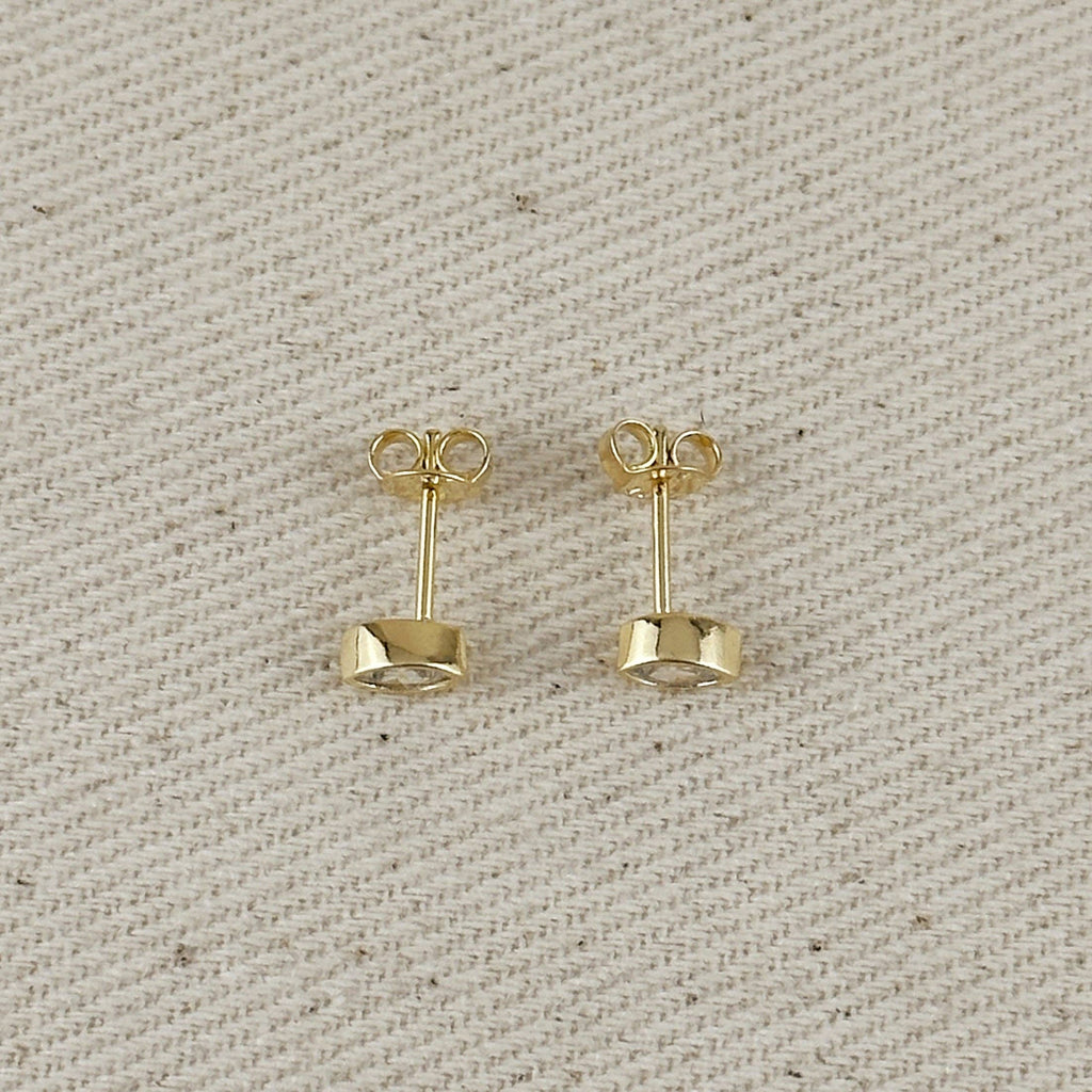 Ellipse Stud Earrings