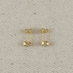 Ellipse Stud Earrings