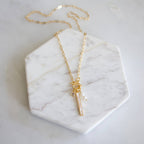Pearl Charm Necklace