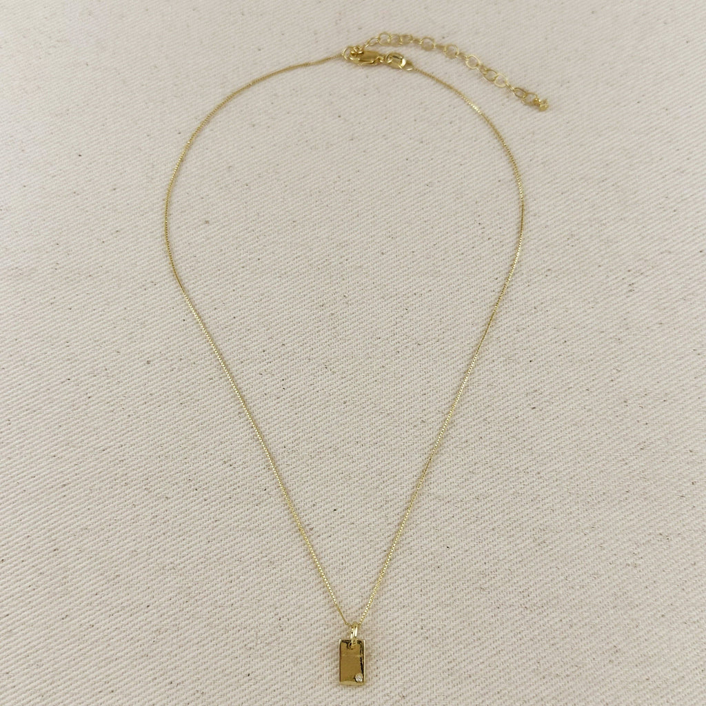 Gold Plate Necklace