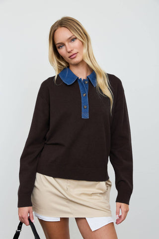 Sweater Denim Pullover
