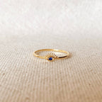Gold Evil Eye Ring