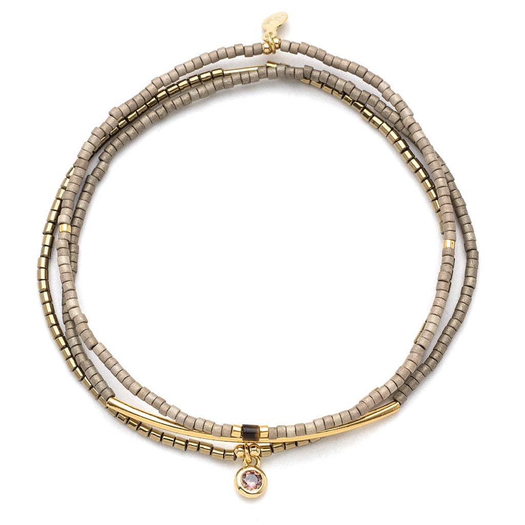 Pewter Trio Bracelet