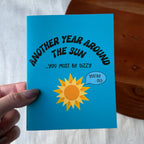 "Another year around the sun..." Birthday Card