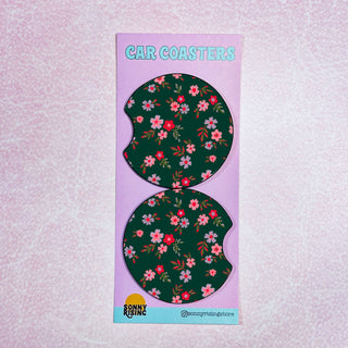 Green Ditsy Floral Pattern