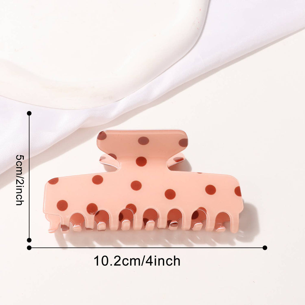 Polka Dot Claw Clip