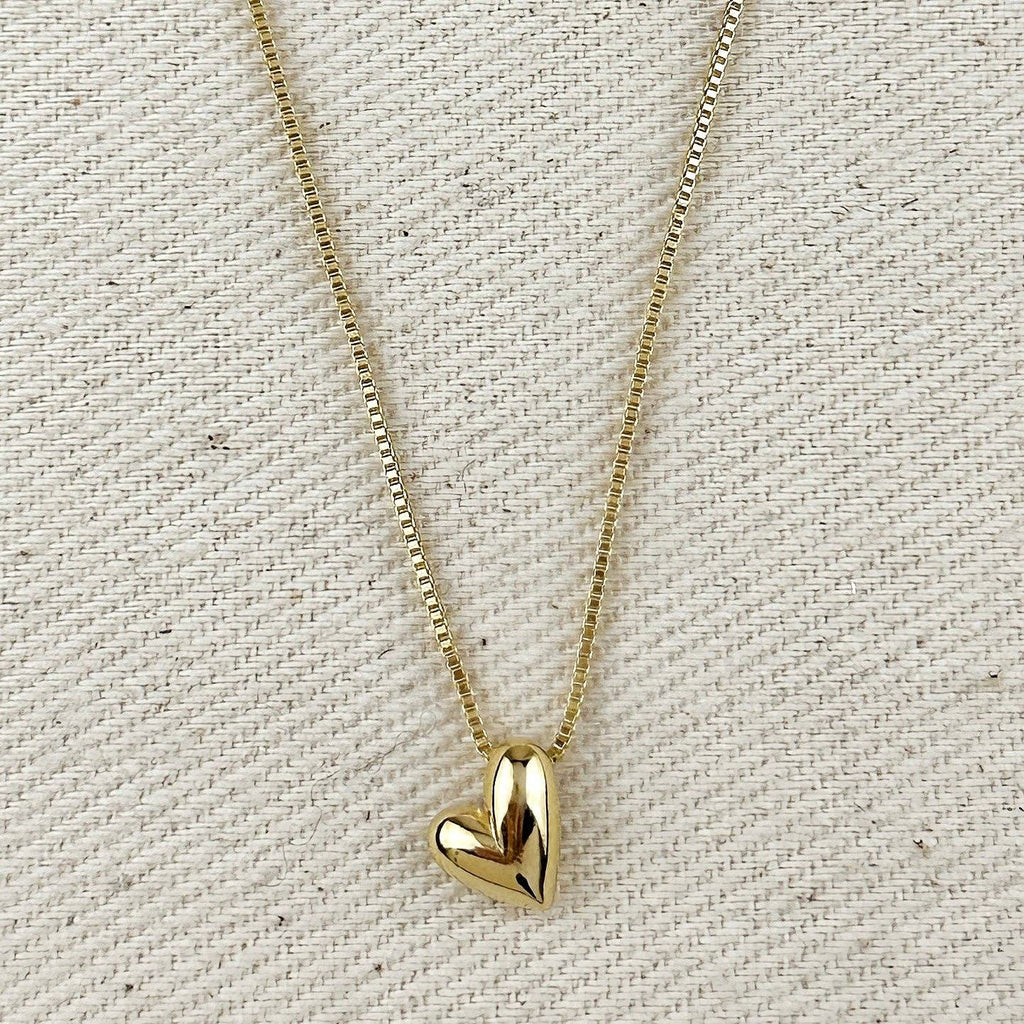 Uneven Heart Necklace