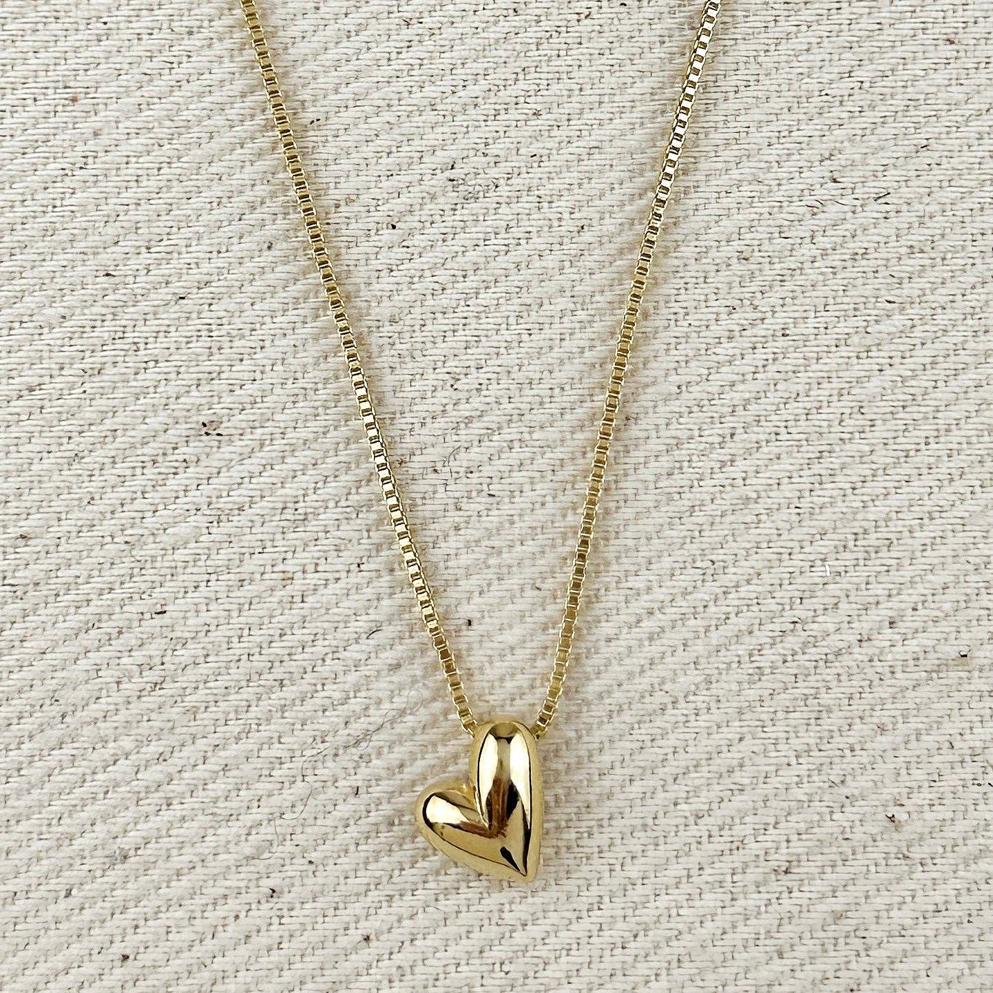 Uneven Heart Necklace