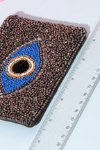 Beaded Evil Eye Coin Purse