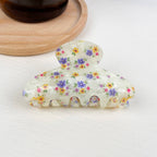 Retro Flower Claw Clip