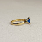 Royal Blue Solitaire Ring