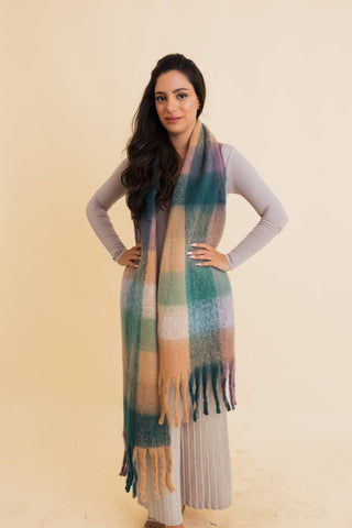 Playing with Plaid Winter Scarf