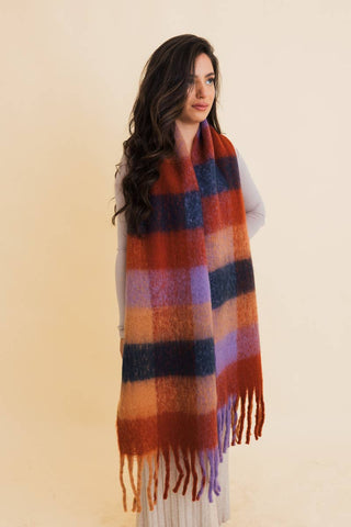Playing with Plaid Winter Scarf