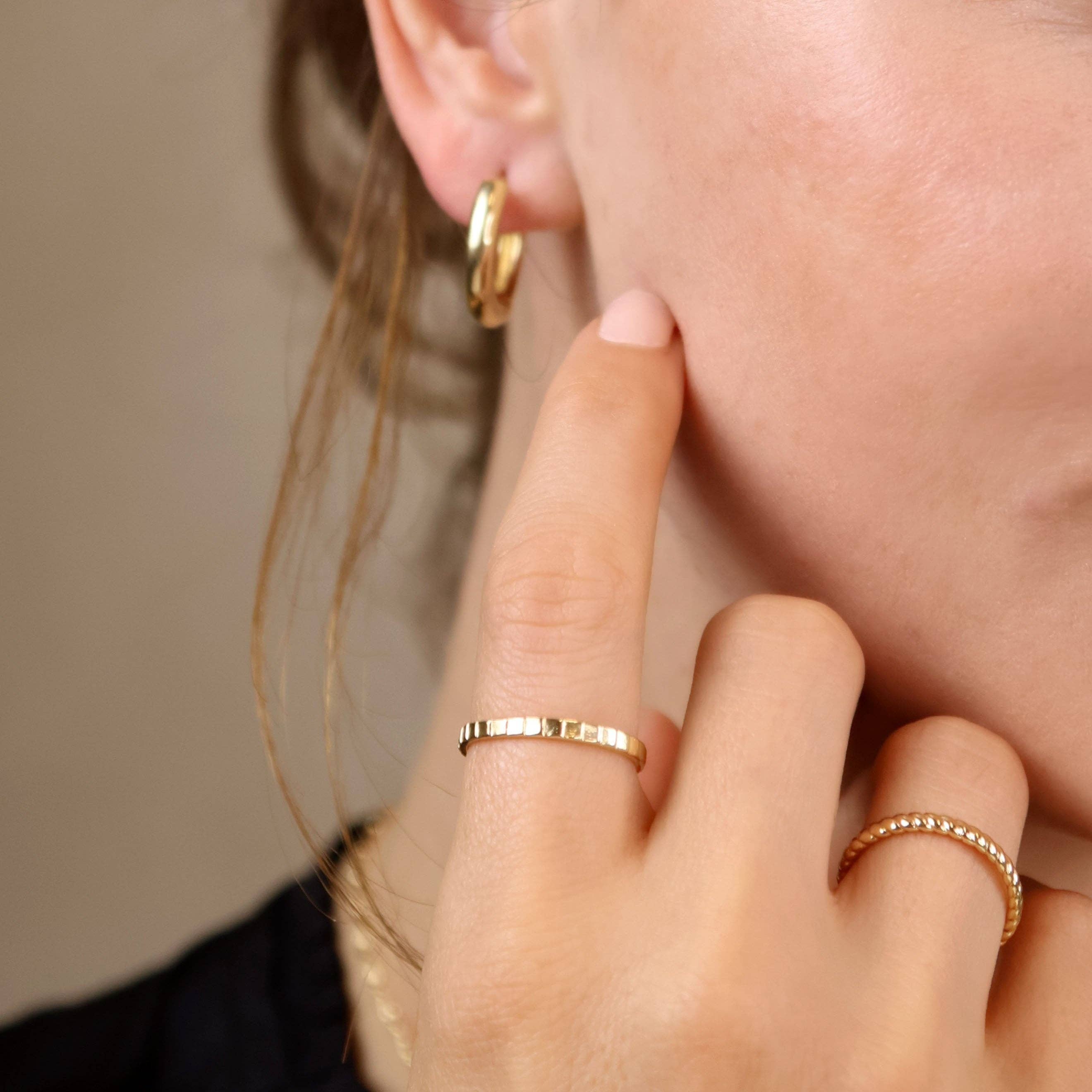 Texture Band Ring
